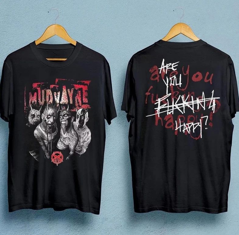 Mudvayne' band 2 sides T-shirt black Unisex,T Shirt - Double Sided Unisex T-shirt, Sweatshirt, Hoodie, Long Sleeve Tee - T-Shirt, Sweatshirt, Hoodie