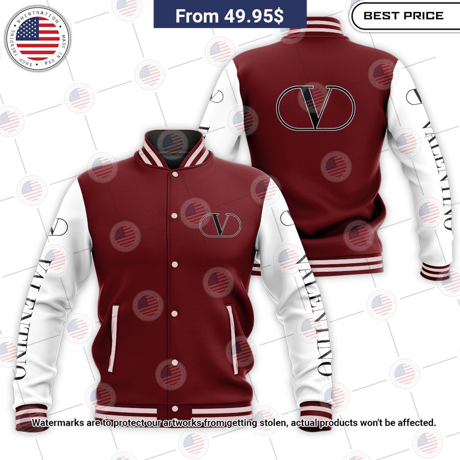 HOT Valentino Baseball Jacket Unisex T-shirt, Sweatshirt, Hoodie, Long Sleeve Tee - T-Shirt, Sweatshirt, Hoodie