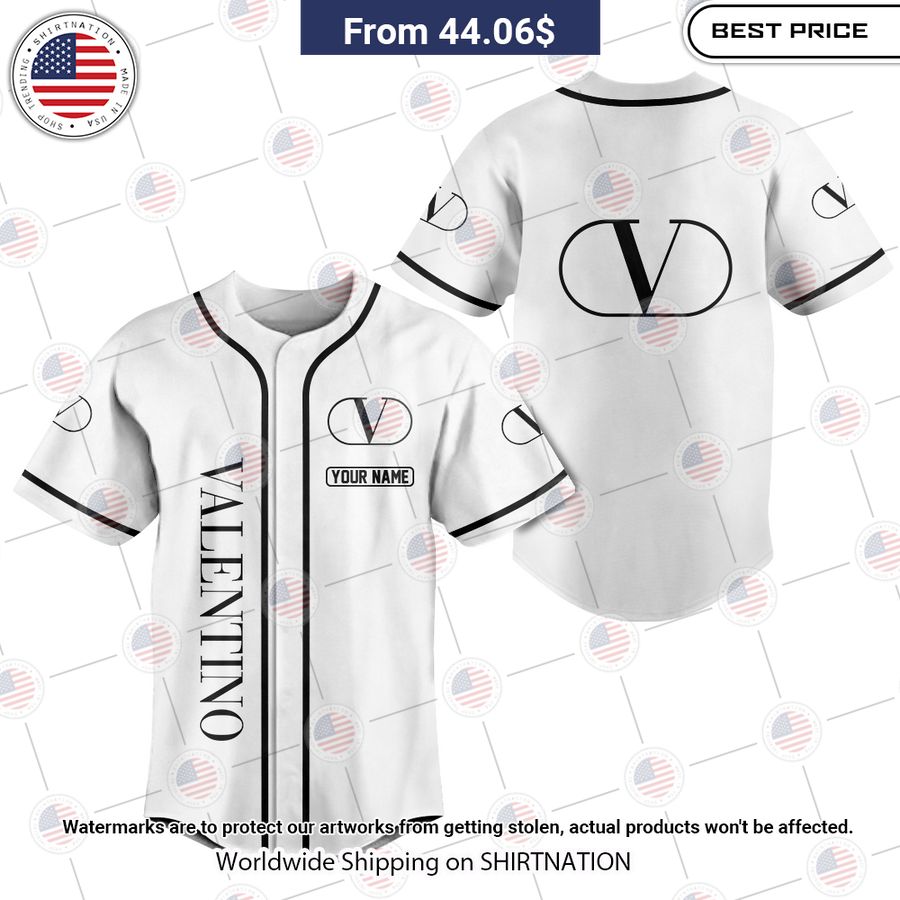 HOT Valentino Custom Baseball Shirt Unisex T-shirt, Sweatshirt, Hoodie, Long Sleeve Tee - T-Shirt, Sweatshirt, Hoodie