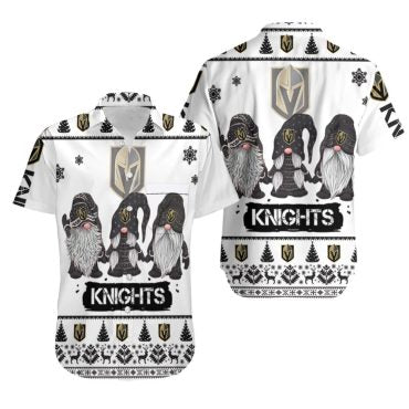 Vegas Golden Knights Festive Gnome Hawaiian Shirt Unisex T-shirt, Sweatshirt, Hoodie, Long Sleeve Tee - T-Shirt, Sweatshirt, Hoodie