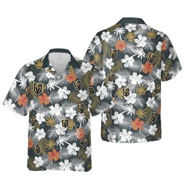 Vegas Golden Knights Tropical Victory Hawaiian Shirt Unisex T-shirt, Sweatshirt, Hoodie, Long Sleeve Tee - T-Shirt, Sweatshirt, Hoodie