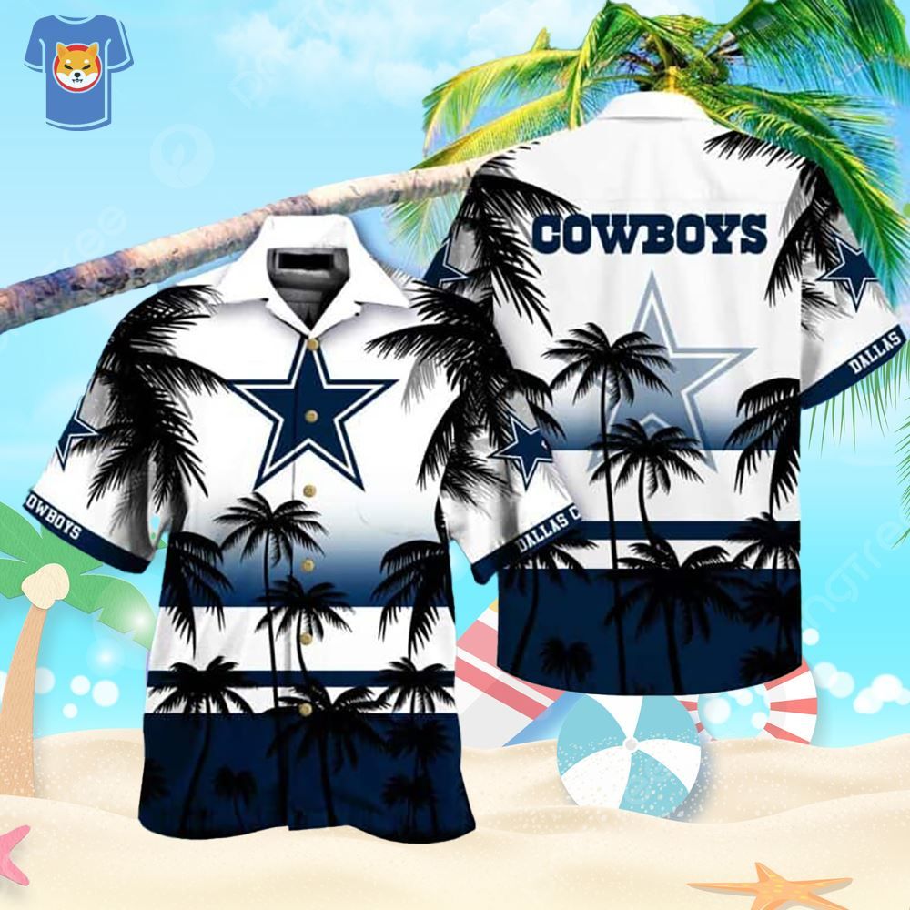 Vintage Dallas Cowboys Hawaiian Shirt Gift For Beach Lovers Unisex T-shirt, Sweatshirt, Hoodie, Long Sleeve Tee - T-Shirt, Sweatshirt, Hoodie