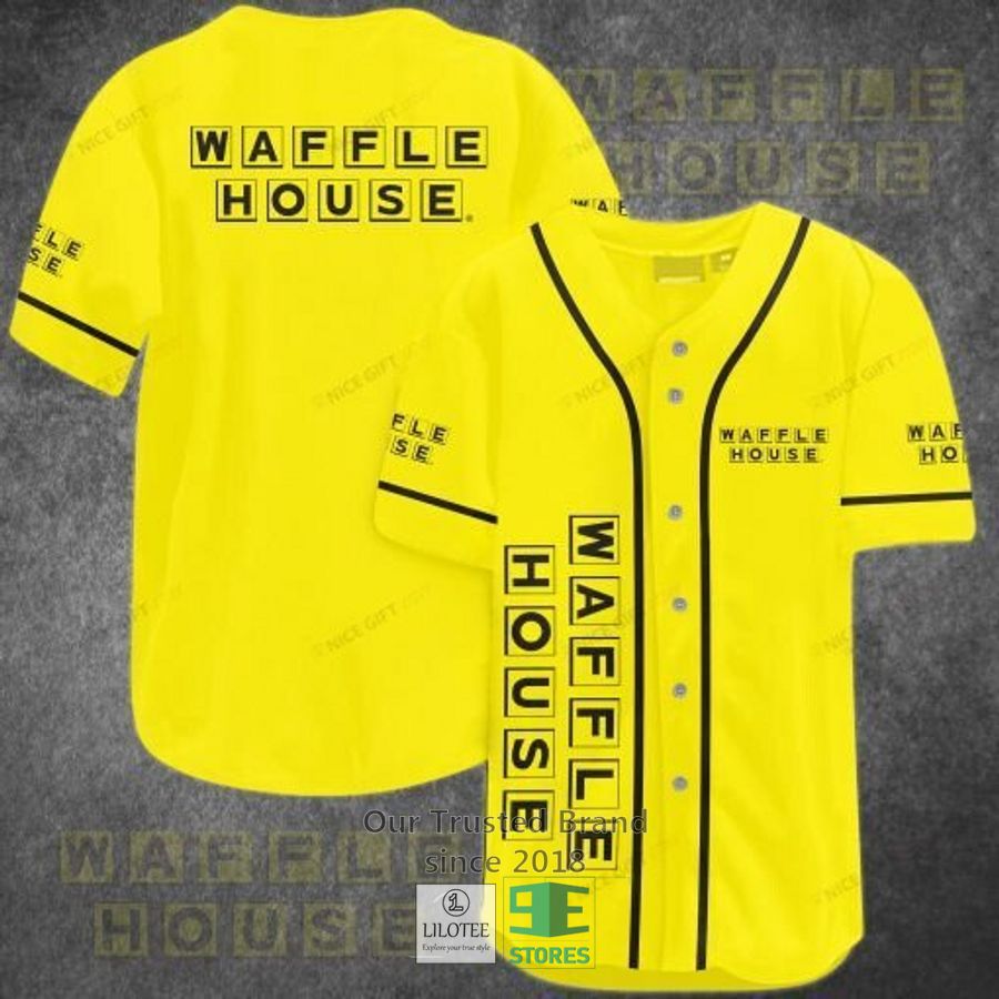 Waffle House Baseball Jersey Unisex T-shirt, Sweatshirt, Hoodie, Long Sleeve Tee - T-Shirt, Sweatshirt, Hoodie
