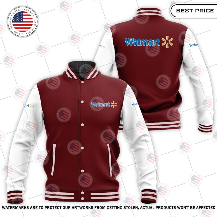 NEW Walmart Baseball Jacket Unisex T-shirt, Sweatshirt, Hoodie, Long Sleeve Tee - T-Shirt, Sweatshirt, Hoodie