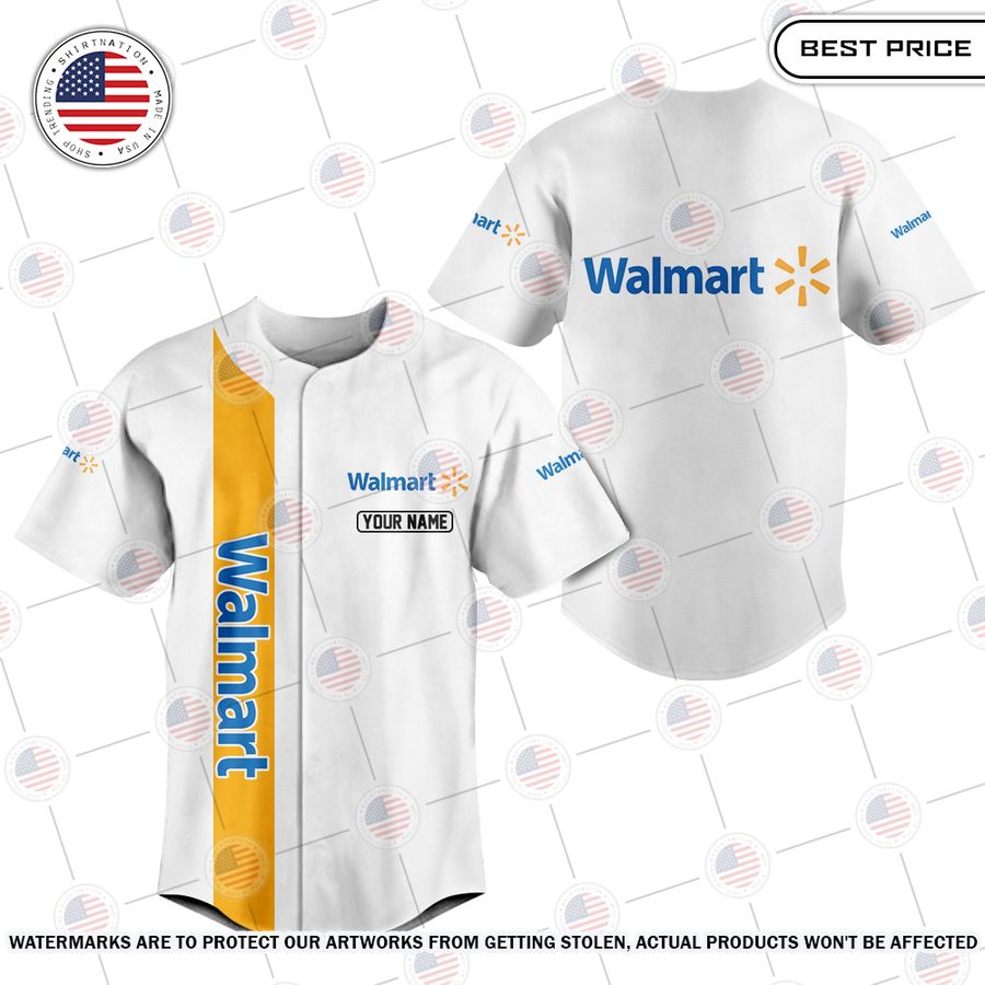NEW Walmart Custom Baseball Jersey Unisex T-shirt, Sweatshirt, Hoodie, Long Sleeve Tee - T-Shirt, Sweatshirt, Hoodie