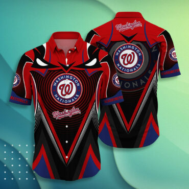 Washington Nationals Sunset Beach Hawaiian Shirt Unisex T-shirt, Sweatshirt, Hoodie, Long Sleeve Tee - T-Shirt, Sweatshirt, Hoodie