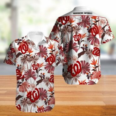 Washington Nationals Sunset Waves Hawaiian Shirt Unisex T-shirt, Sweatshirt, Hoodie, Long Sleeve Tee - T-Shirt, Sweatshirt, Hoodie