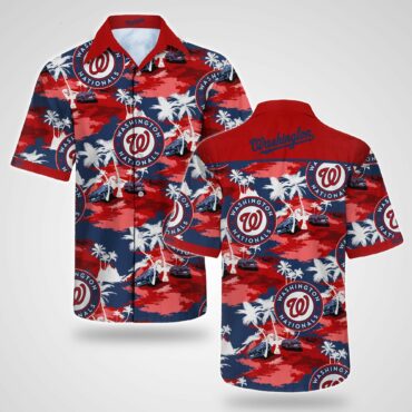 Washington Nationals Tropic Dreams Hawaiian Shirt Unisex T-shirt, Sweatshirt, Hoodie, Long Sleeve Tee - T-Shirt, Sweatshirt, Hoodie