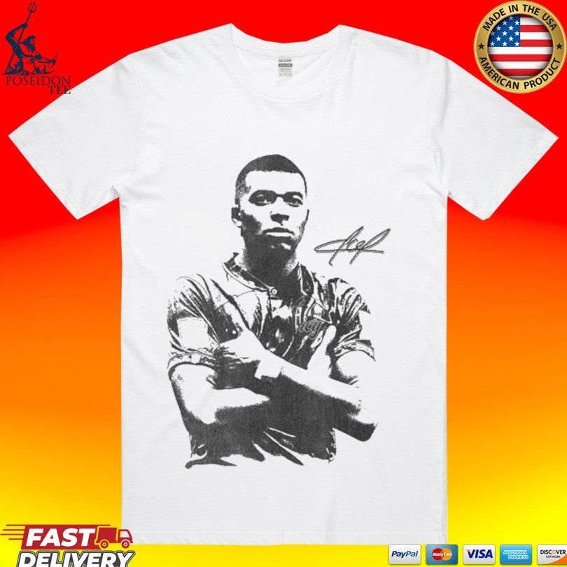 Wearicy Kylian Mbappe T-shirt Unisex T-shirt, Sweatshirt, Hoodie, Long Sleeve Tee - T-Shirt, Sweatshirt, Hoodie