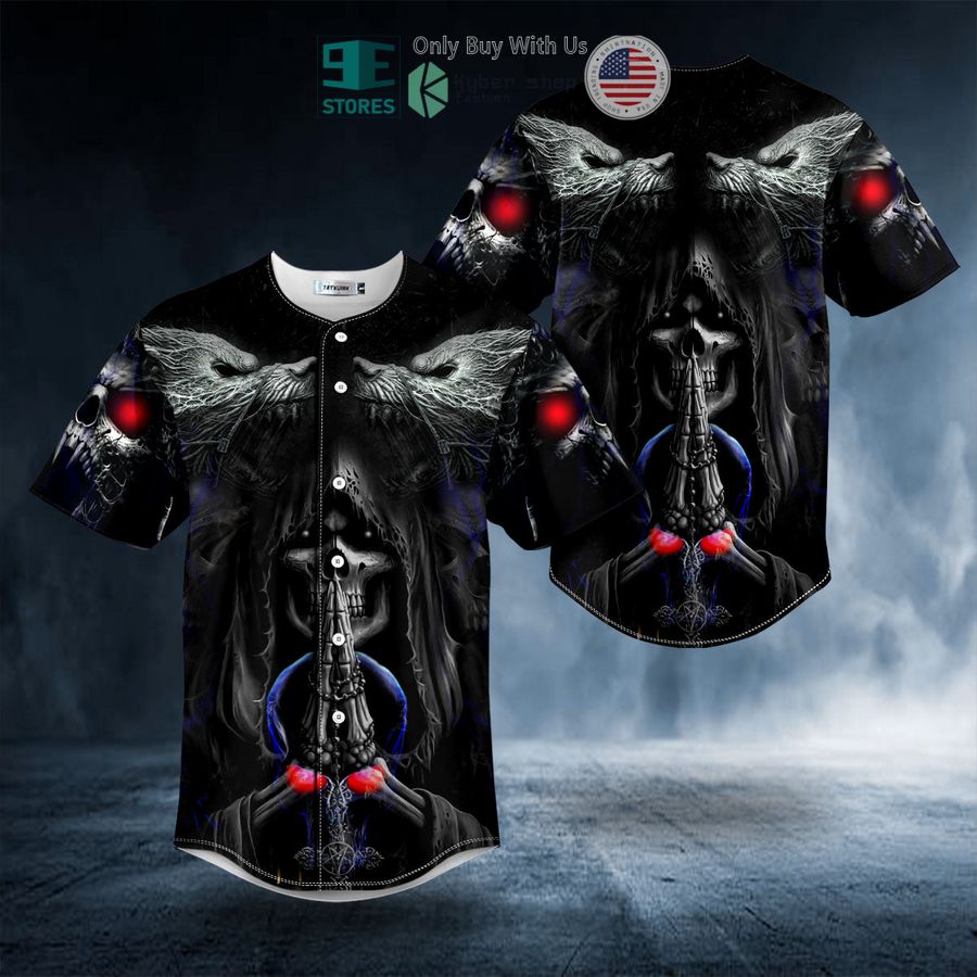 BEST Werewolves Reaper Prayer Baseball Shirt Unisex T-shirt, Sweatshirt, Hoodie, Long Sleeve Tee - T-Shirt, Sweatshirt, Hoodie