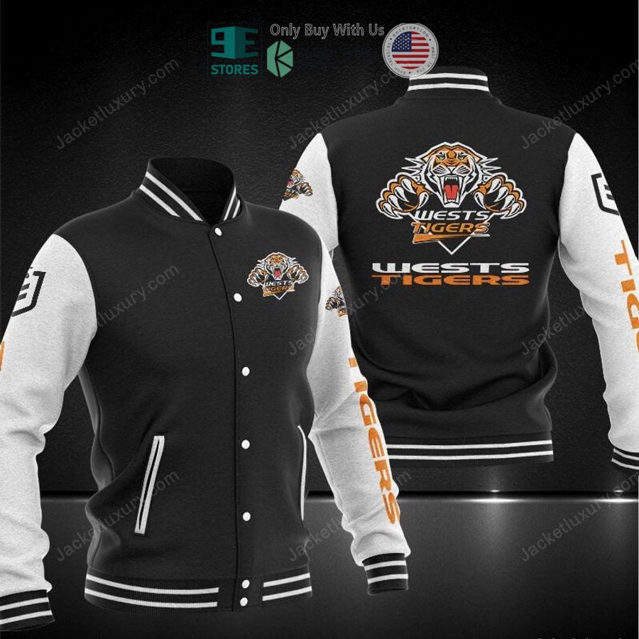 BEST Wests Tigers Baseball Jacket Unisex T-shirt, Sweatshirt, Hoodie, Long Sleeve Tee - T-Shirt, Sweatshirt, Hoodie