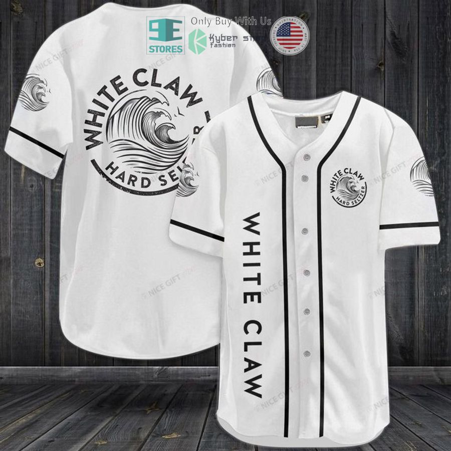 BEST White Claw logo Baseball Jersey Unisex T-shirt, Sweatshirt, Hoodie, Long Sleeve Tee - T-Shirt, Sweatshirt, Hoodie
