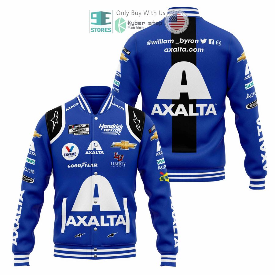 BEST William Byron Axalta Baseball Jacket Unisex T-shirt, Sweatshirt, Hoodie, Long Sleeve Tee - T-Shirt, Sweatshirt, Hoodie