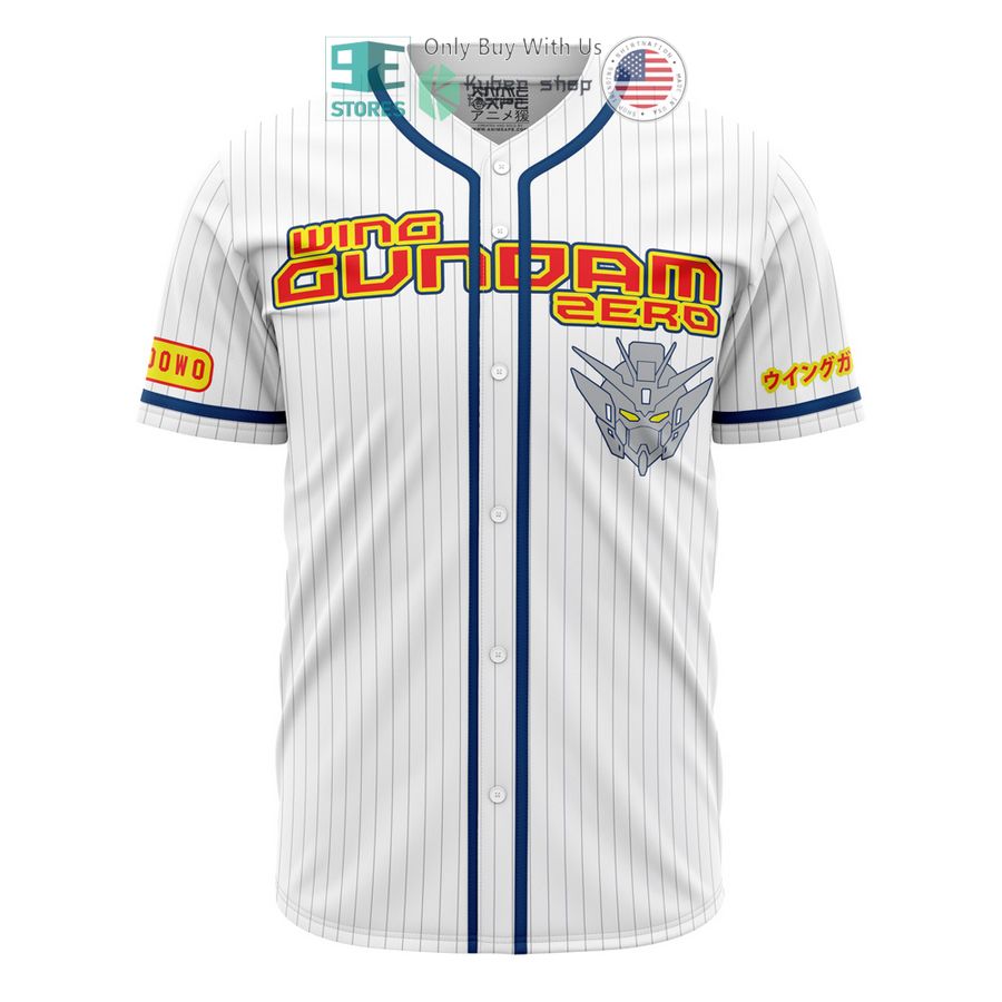 BEST Wing Zero Gundam Baseball Jersey Unisex T-shirt, Sweatshirt, Hoodie, Long Sleeve Tee - T-Shirt, Sweatshirt, Hoodie
