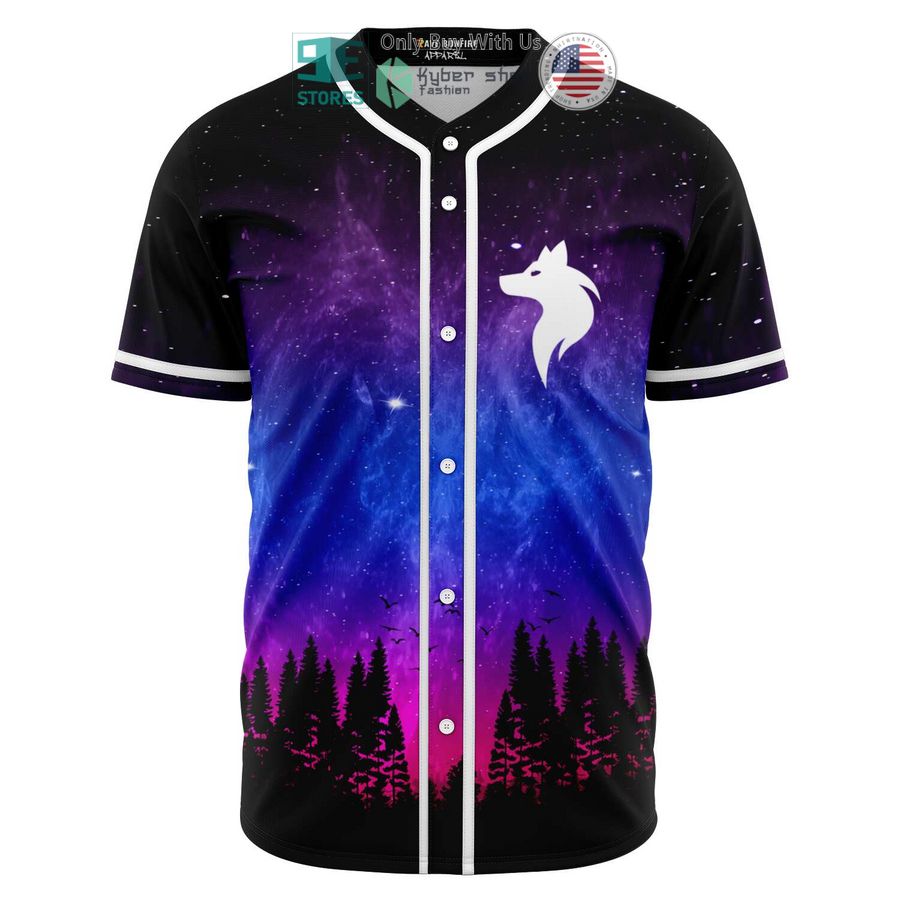 BEST Wolfkill moon galaxy Baseball Jersey Unisex T-shirt, Sweatshirt, Hoodie, Long Sleeve Tee - T-Shirt, Sweatshirt, Hoodie