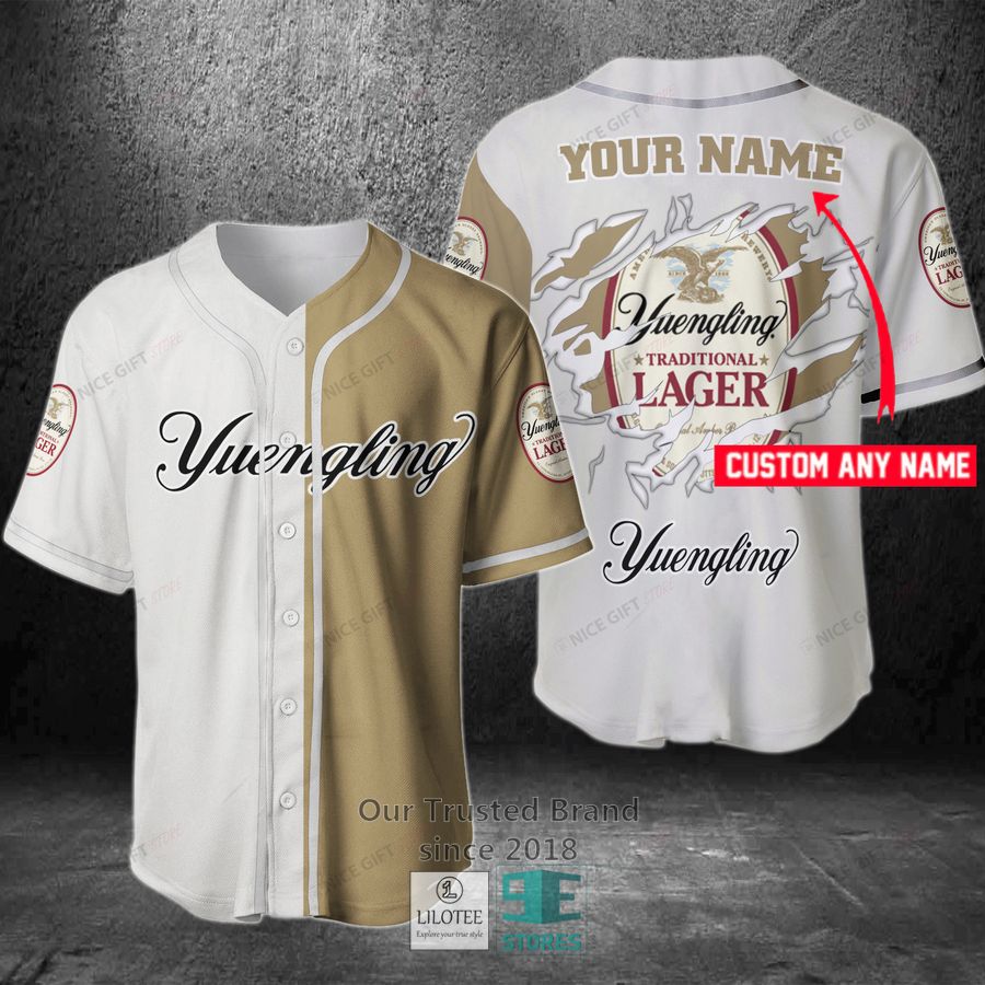 Yuengling Your Name Baseball Jersey Unisex T-shirt, Sweatshirt, Hoodie, Long Sleeve Tee - T-Shirt, Sweatshirt, Hoodie